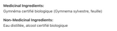 Gymnéma (feuille)